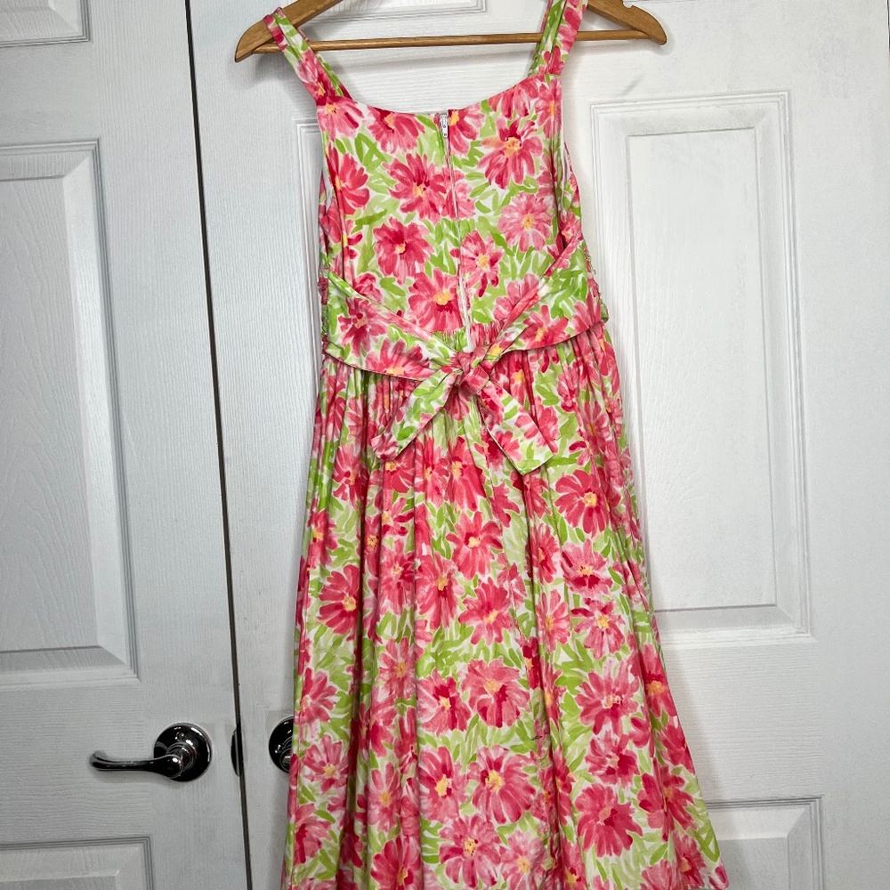 Bonnie Jean Girls tea length floral dress